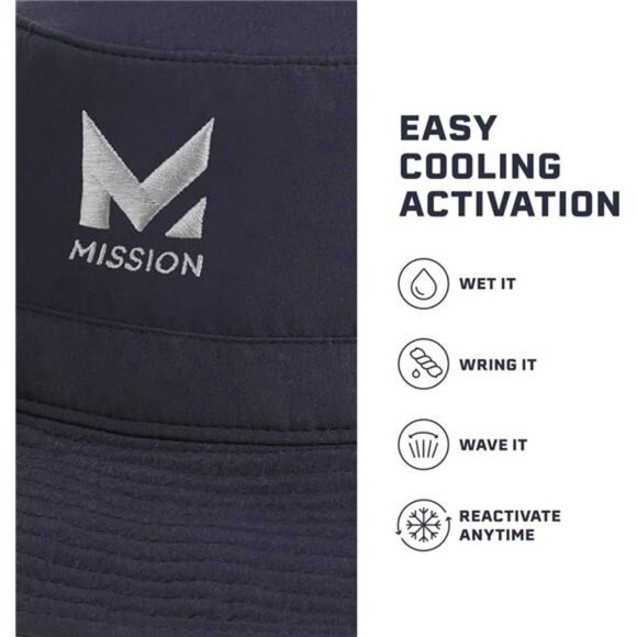 Unisex Cooling Bucket Hat Wide Brim Sun Hat UPF 50 Lightweight Outdoor Cap - Picture 3 of 7